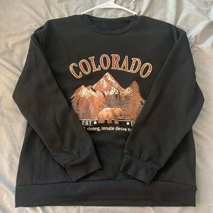 Black colorado sweatshirt